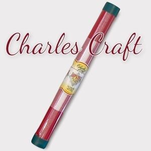 Charles Craft Hopscotch, One Piece 15” x 15”, Red and White, 14 Count Aida Cloth